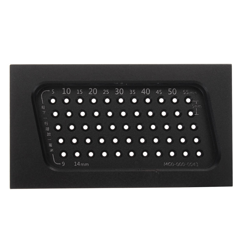 T50 Woodworking Marking Ruler Mini Hole Scriber Crossed Gauge Tool