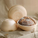 Round Banneton Brotform Rattan Basket Bread Dough Proofing Rising Loaf Proving 4 Sizes