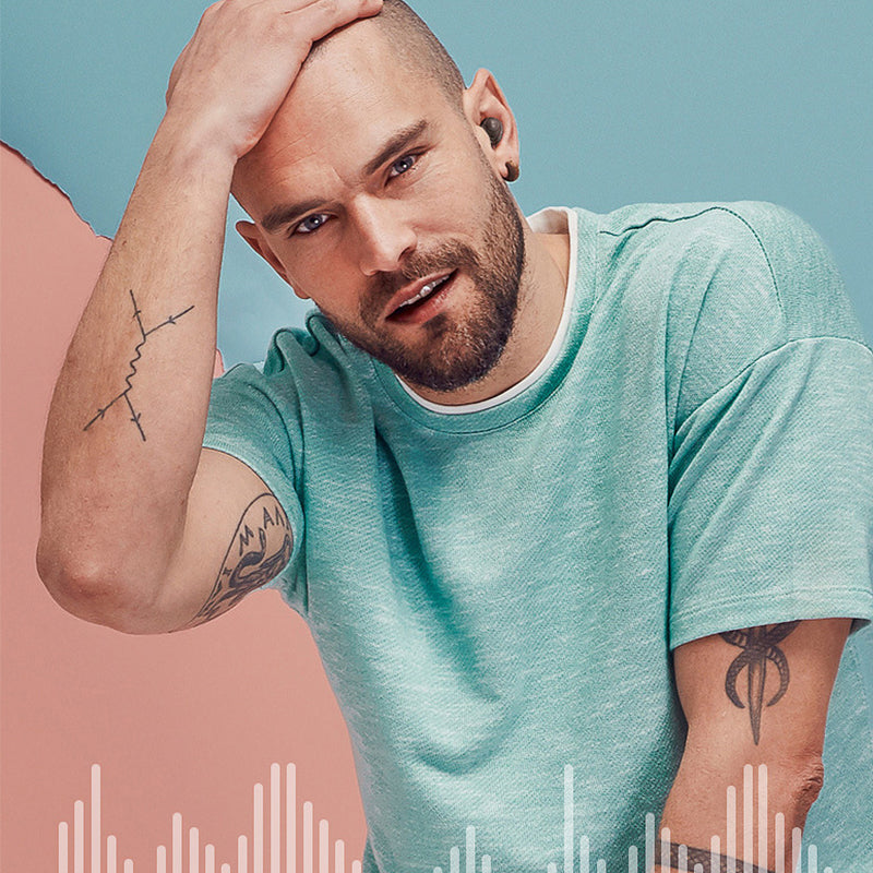 [Truly Wireless] bluetooth 5.0 Hifi Dynamic Sound Headset Waterproof Touch Noise Cancelling Earphone