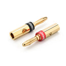 Ugreen 2 Pair 4 Pcs Corrosion-Resistant Banana Plug Connector for Audio Video Amplifier Speaker
