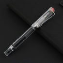 LANBITOU 3059 Piston Transparent Fountain Pen 0.38mm/0.5mm Fine Nib Smooth Writing Pen