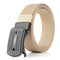 TUSHI 125cm x 3.4cm Punch Free Automatic Quick Release Buckle Tactical Belt Casual Belts