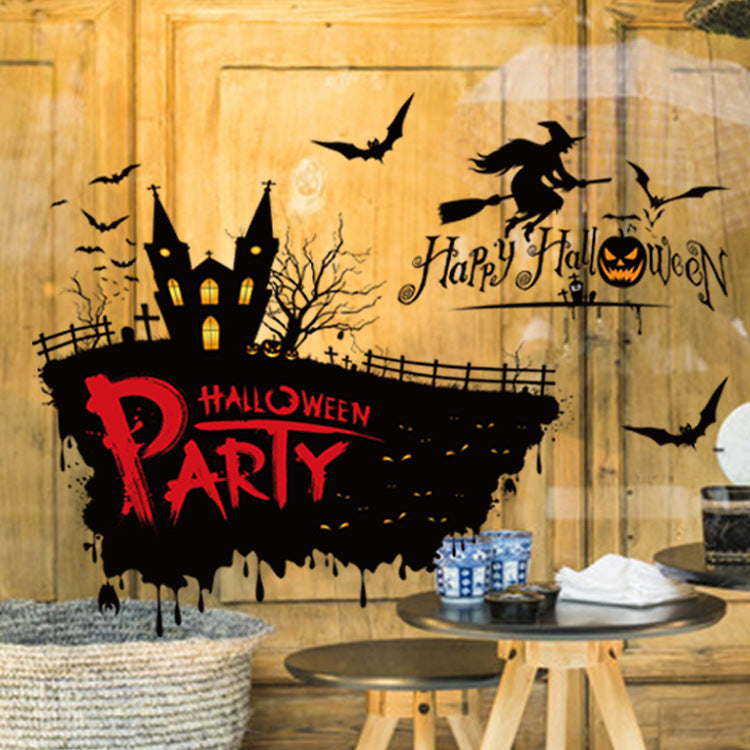 Miico FX3041 Creative Halloween Sticker Cartoon Wall Sticker For Room Halloween Decoration