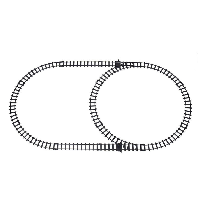 Christmas Electric Rail Train Tracks Set Lights Sound Kids Toys Gift