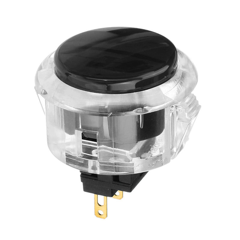 10Pcs Black 24mm Push Button for Arcade Game Console Controller DIY