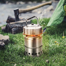 Xmund XD-ST5 Outdoor Mini Cooking Stove Stainless Steel Wood Burner Furnace Cooker Camping Picnic