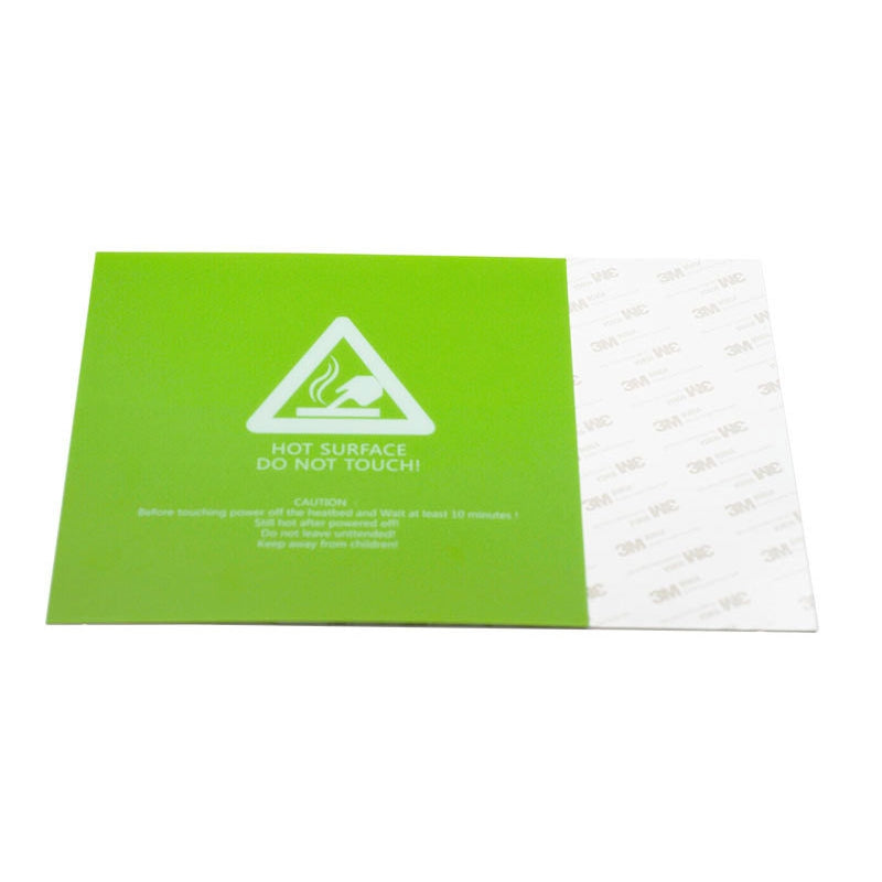 220*220*0.5mm Green Frosted Heated Bed Sticker Build Plate Tape With 3M Backing For 3D Printer