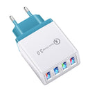 Bakeey 3.1A 4USB LED Light Fast Charging USB Charger Adapter For iPhone 8Plus XS 11Pro Huawei P30 Pro Mate 30 Oneplus 7