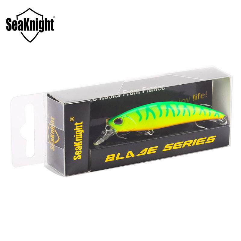 SesKnight SK040 5pcs/lot 9.5g 70mm Sinking Fishing Lure Minnow Fishing Hard Baits VMC Hook Salt Water