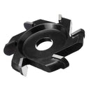 75-100mm Diameter 16mm Bore Black Hexagonal Blade Power Wood Carving Disc Angle Grinder Attachment