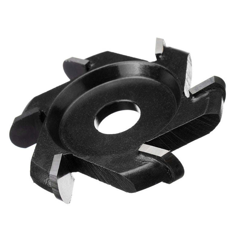 75-100mm Diameter 16mm Bore Black Hexagonal Blade Power Wood Carving Disc Angle Grinder Attachment