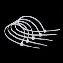 Suleve ZT13 Nylon 500Pcs 3/4mm 10/12/15/20cm White Nylon Self-locking Cable Tie Zip Ties Strong Tensile Strength
