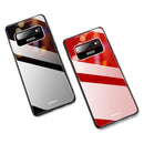 Bakeey Luxury Lycra Series Shockproof Tempered Glass Back Cover Protective Case for Samsung Galaxy S10 Plus