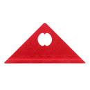 Drillpro ES-1 Aluminum Alloy 45 Degree Marking Angle Ruler with Base Woodworking Triangle Ruler Measuring Scribing Tool