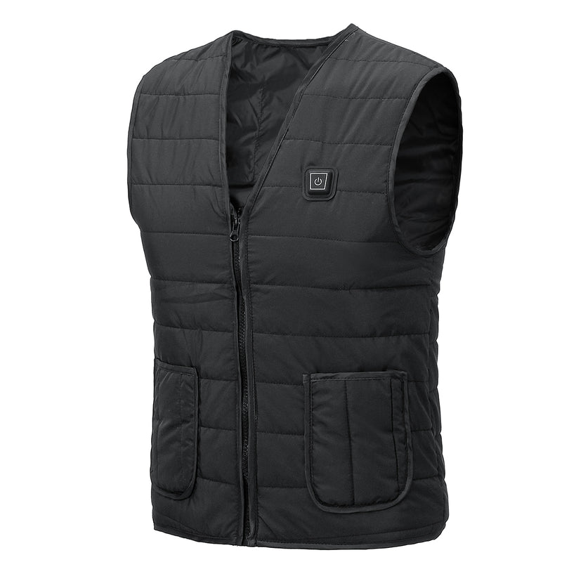 Electric 5V USB Heated Vest Winter Fast Warm-Up Coat Jacket 3 Adjustment Temp