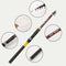 ZANLURE 1 Pcs 1.8/2.1/2.4/2.7m Carbon Fiber Telescopic Mini Fishing Rod Travel Sea Fishing Pole Spinning Casting Rods