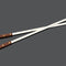 1Pcs 54cm Long Stainless Steel BBQ Barbecue Skewer Wood Handle Grill Roasting Stick Fork