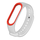 Dual Colorful TPU Watch Band Watch Strap Replacement for Xiaomi Miband 4