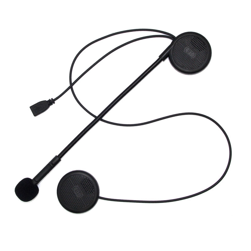Enusic M5 Ultra-thin Noise Reduction BT Earphone Motorcycle Helmet Wirless bluetooth Headset Moto Speaker with Sponge Microphone