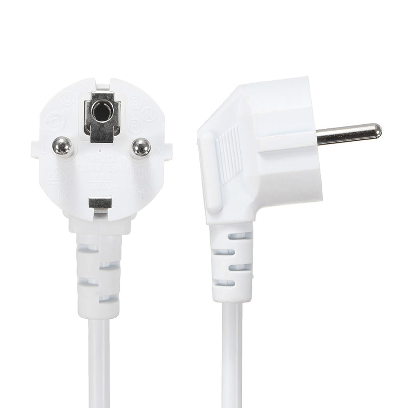 1.2M US/EU Plug 3 Prong AC Power Cord Cable For T8/T5 Integrated LED Tube Light Bulb