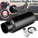 61mm Motorcycle Stainless Steel Exhaust Muffler Pipe Kit For R1 CBR1000 s1000rr