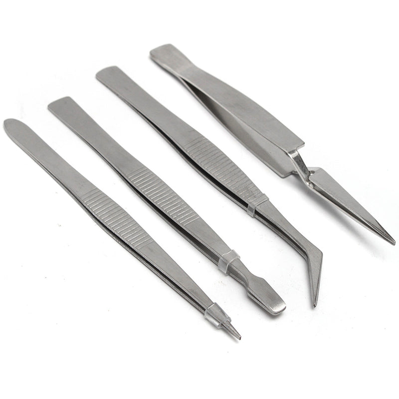 4Pcs Wood Burning Pyrography Soldering Tweezers Toolkits