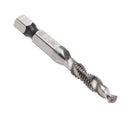 Drillpro 6pcs HSS 1/4" Hex Shank Countersink Drill Bit Set UNC or Metric Deburr Countersink Bits