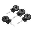 50pcs Plastic Screw-in Insulator For Pet Animal Electronic Fence Timber Wood Post Wire Cable