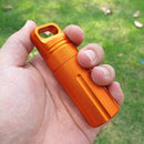 IPRee Outdoor CNC Waterproof Pill Storage Case EDC Seal Canister Survival Emergency Container