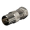 F Male Connector To TV Aerial Male Plug Adaptor RF Coaxial Converter