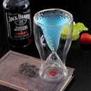 Unique Double Mermaid Beer Glass Mug Transparent Wine Cup Beer Coffee Mug Bar Beach Drinkware