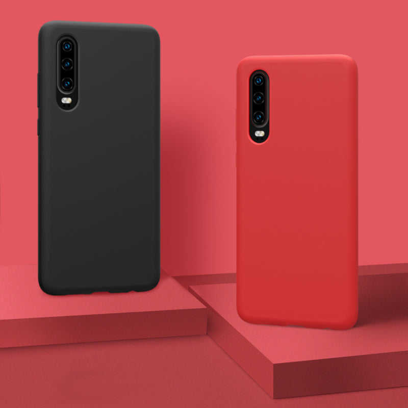 NILLKIN Soft Smooth Shockproof Liquid Silicone Rubber Back Cover Protective Case for HUAWEI P30