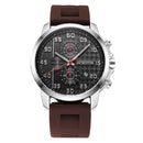 OCHSTIN GQ080 Bussiness Style Male Wristwatch Silicone Band Analog Sport Quartz Watch