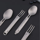 NEXTOOL Outdoor Titanium Soup Spoon Fork Tableware Set Camping Picnic BBQ Cutlery Kits from xiaomi youpin