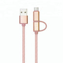 Bakeey 3A Micro USB Type C 2 In 1 Fast Charging Data Cable For HUAWEI XIAOMI VIVO Tablet