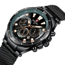 REWARD RD82003M Fashion Sport Waterproof Chronograph Luminous Display Men Hardlex Glass Quartz Watch