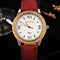 YAZOLE 359 Fashion Women Quartz Watch Retro Crystal Gold Luxury Genuine Leather Watch Ladies Watch