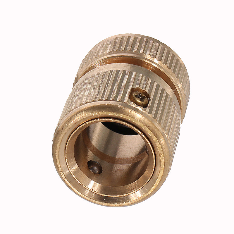 3/4'' Solid Brass Female Garden Hose Quick Connector Flexible Car Wash Connect Adapter Garden Hose Fittings Connection with Nozzle