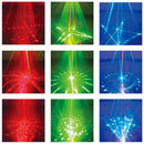 30W RGBW LED 128 Pattern Stage Light Auto/Voice/Remote Control DJ Club KTV Disco AC110-240V