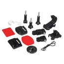 12 in 1 Helmet Adjustable Mount Holder Accessory Kit for Action Sport Camera