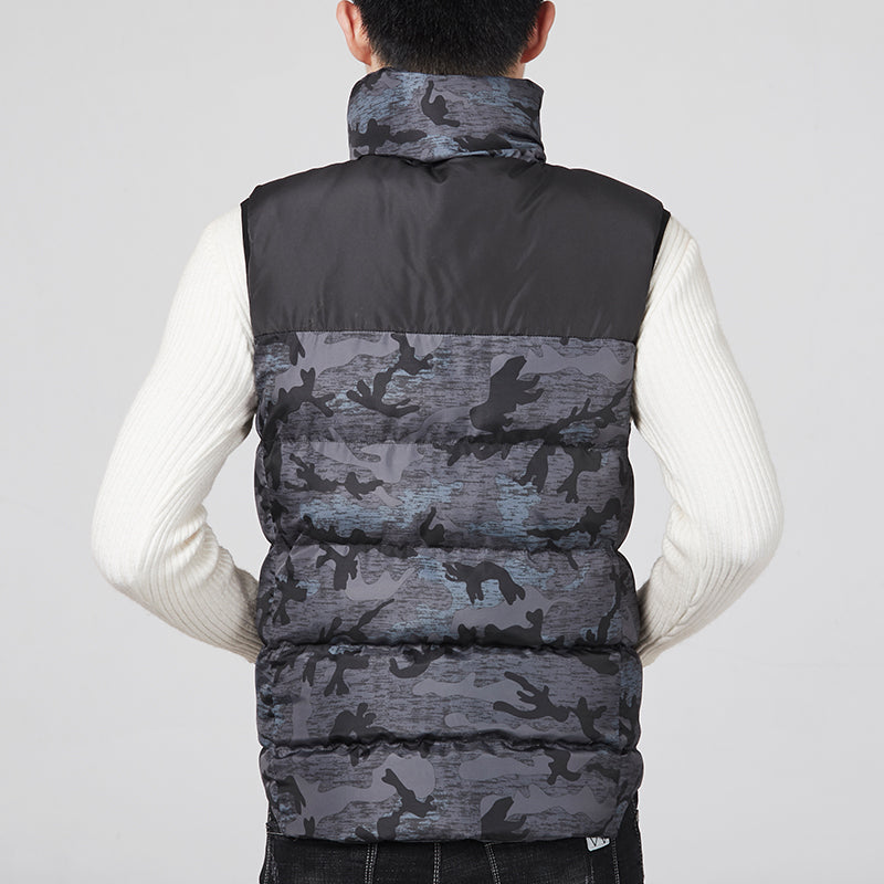 Electric Vest Heated Cloth Jacket USB Warm Heating Pad Body Winter Warmer Gray