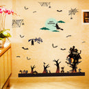 Miico SK9220 Cartoon Halloween Sticker Removable Wall Sticker Halloween Room Decorations