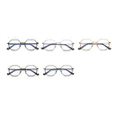 Anti-Blue Ray Polygon Eyeglasses Retro Thick Edge Optical Eye Care Blue Light Blocking Glasses