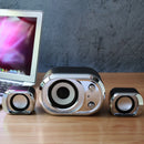 3 in 1 Computer Speakers USB Power Bass Stereo Subwoofer Speaker for Phone Computer Laptop PC