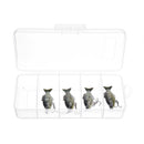 ZANLURE 4Piece /Box 2"/0.1oz Multi Jointed Fishing Lure Hard Baits Lifelike 6 Segments Swimbait Crankbaits