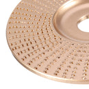 Drillpro 100mm Tungsten Carbide Plane Wood Shaping Disc Carving Disc 16mm Bore Sanding Grinder Wheel for 100 115 Angle Grinder
