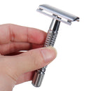 Manual Razor Long Handle Men's Barber Shaving Safety Blade Razor Mirror Storage Box
