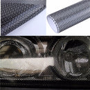 Tinting Perforated Mesh Film Fly Eye MOT Legal Tint Headlight Rear Lamp 40x106cm