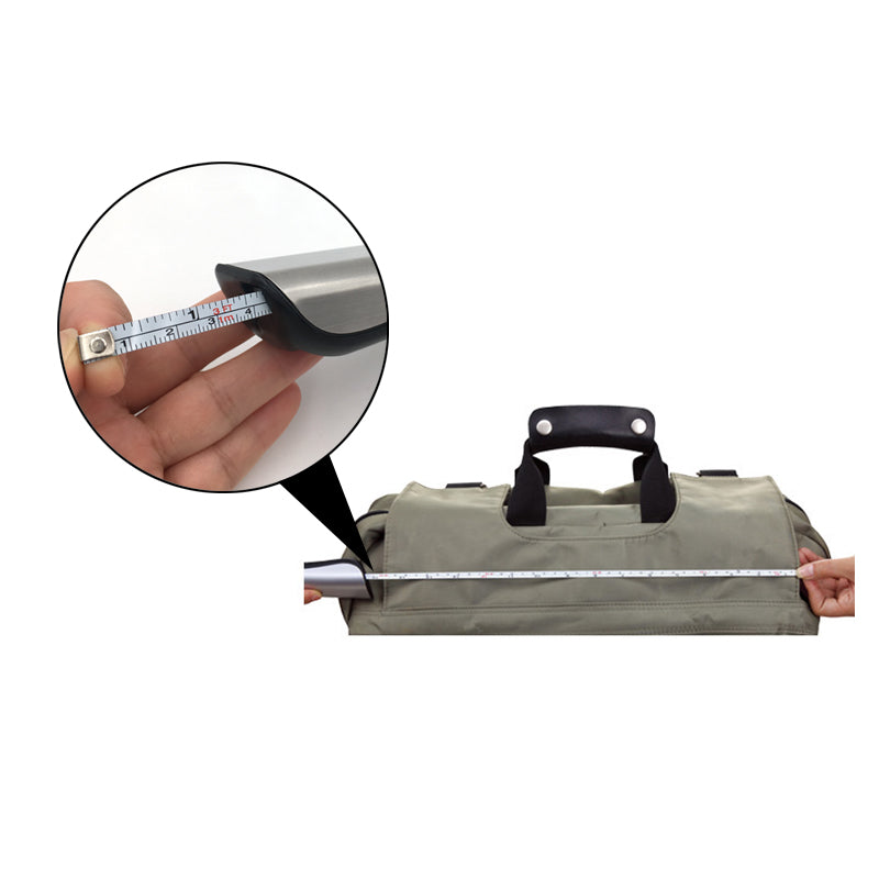 50kg/110Lbs LCD Display Luggage Scale  Stainless Steel Travel Weight Scale Portable Digital Luggage Scale with 1M Tape Measure Spirit Level