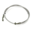 50cm-200cm Motorcycle Bike Brake Clutch Oil Hose Line Pipe 10mm Banjo Silver